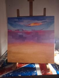 dipinto acrilico astratto 