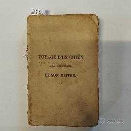 libro antico 1822"Voyage d'un chien",con illustr.