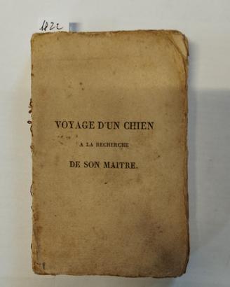 libro antico 1822"Voyage d'un chien",con illustr.