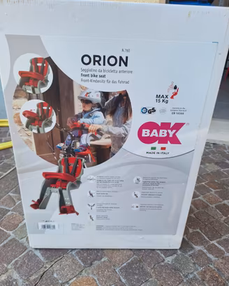 Seggiolino bici anteriore OKBABY Orion (7-15 kg)