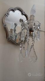 Lampade da parete in cristallo stile Maria Teresa