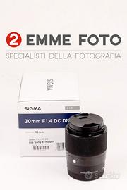 SIGMA 30mm F1.4 DC DN SONY E-Mount Garantito