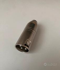 Adattatore cannon xlr maschio / jack femmina 3,5