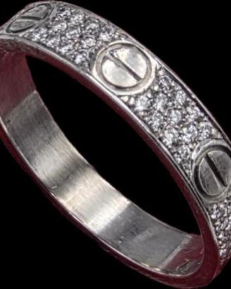 ANELLO CARTIER LOVE ORO DIAMANTI