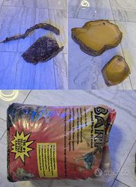 Accessori per terrario - legni e ciotole