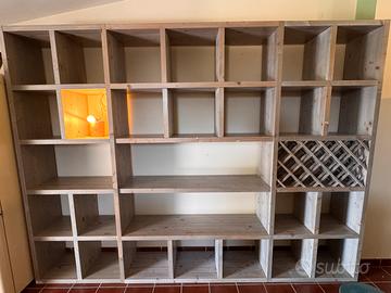 Libreria in Legno Massello (300x223 cm)