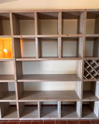 Libreria in Legno Massello (300x223 cm)