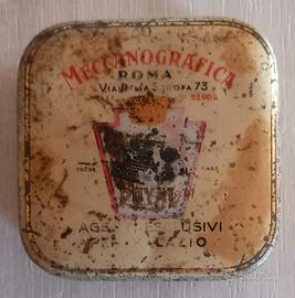 Scatola Latta Vintage Remington MeccanograficaRoma