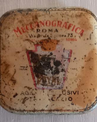 Scatola Latta Vintage Remington MeccanograficaRoma