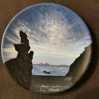 SICILIA - PIATTO soprammobile IPINTO A MANO