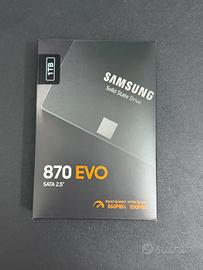 Samsung SSD 870 EVO 1TB - SATA 2.5" NUOVO!!!