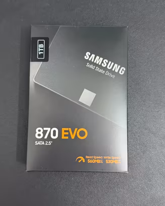 Samsung SSD 870 EVO 1TB - SATA 2.5" NUOVO!!!