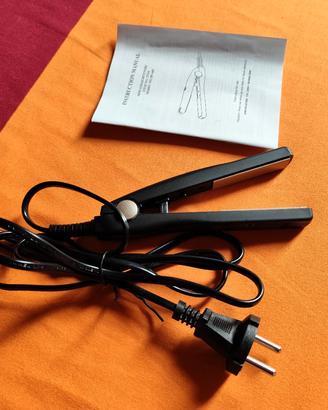 Mini piastra per capelli