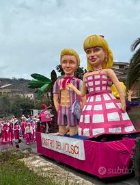 Carro Allegorico Tema Barbie e ken