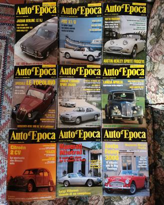Auto d'Epoca - 9 riviste uscite dal 1994 al 1997