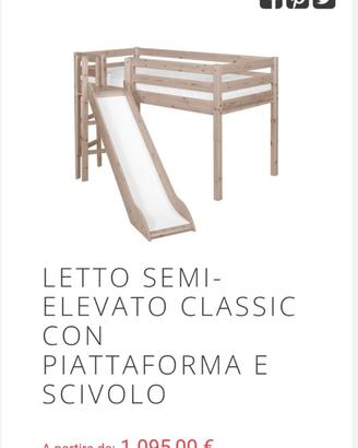 Lettino con scivolo
