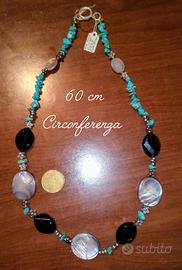 5 Collane in pietre dure