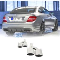 TERMINALI SCARICO MERCEDES W204 08-14 LOOK C63 CRO