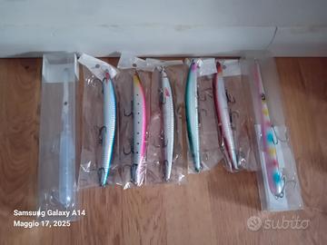 esche da spinning per serra/spigola/barracuda/lecc