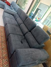 divano 4 posti con 1 Relax