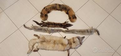 Stole di pelliccia, sciarpa, scaldacollo degli ann