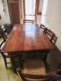 Tavolo allungabile Patriarca in legno massello