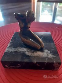 scultura bronzo Cassinari