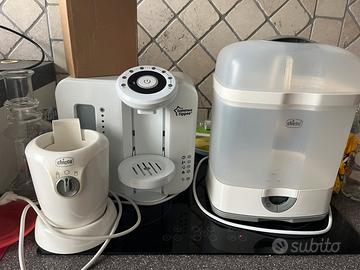 Kit nascita: macchina latte, scaldabiberon, steril