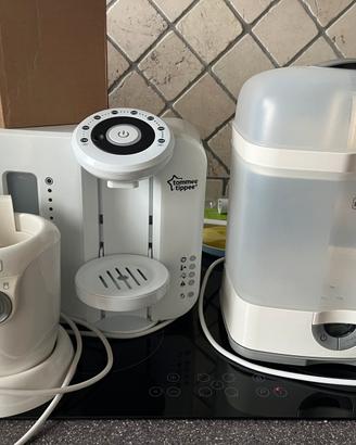 Kit nascita: macchina latte, scaldabiberon, steril