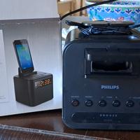 Radio orologio sveglia carica cellulare