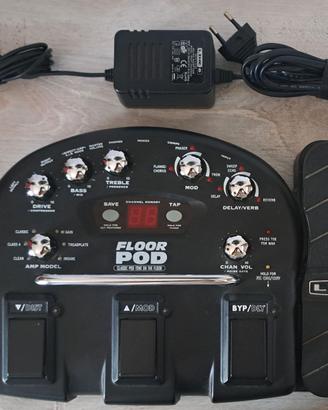 Line6 Floor POD Multieffetto Chitarra + Caricatore