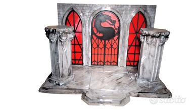 Diorama Scenario Mortal Kombat + 2 Colonne