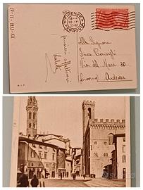 Cartolina Piazza San Firrnze 1933, viaggiata

