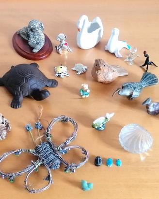 Piccola collezione vintage di animali
