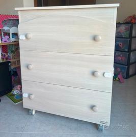 Bagnetto Fasciatoio Cassettiera erbesi