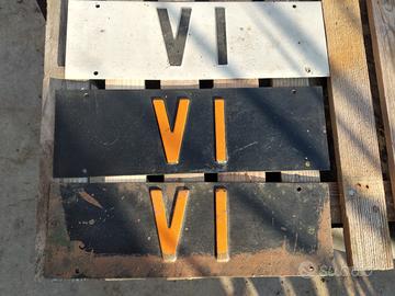 targa d'epoca vintage vi vicenza