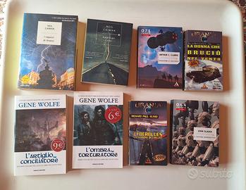 Libri Gaiman Wolfe Urania - Lotto Fantascienza