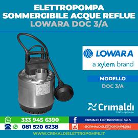 Elettropompa acque reflue LOWARA DOC 3/A 107540000