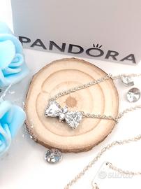 Collana originale pandora Fiocco 