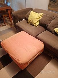 divano letto con puff 