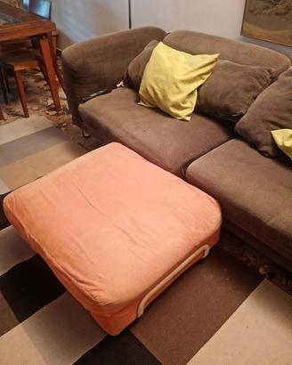 divano letto con puff 