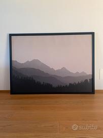 Tela canvas Ikea con cornice 140x100 come nuova