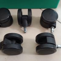 5 ruote per sedia da ufficio, studio, gaming