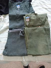 scrub set 2 pezzi completi 