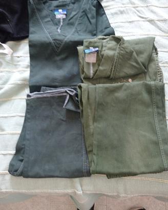 scrub set 2 pezzi completi 