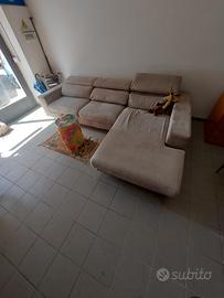 Divano letto Poltrone Sofà 3 posti + chaise longue