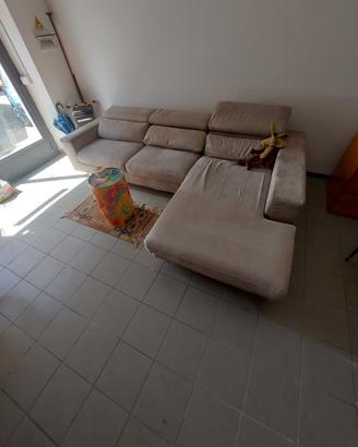 Divano letto Poltrone Sofà 3 posti + chaise longue