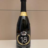 Vino spumante per diciottesimo con swarovski