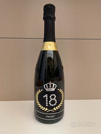 Vino spumante per diciottesimo con swarovski