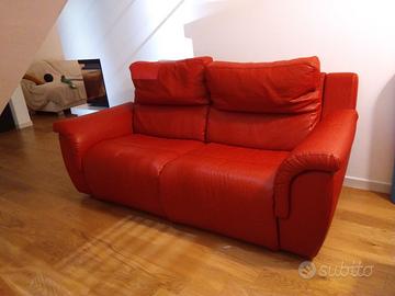 Divano Poltrone Sofa ecopelle